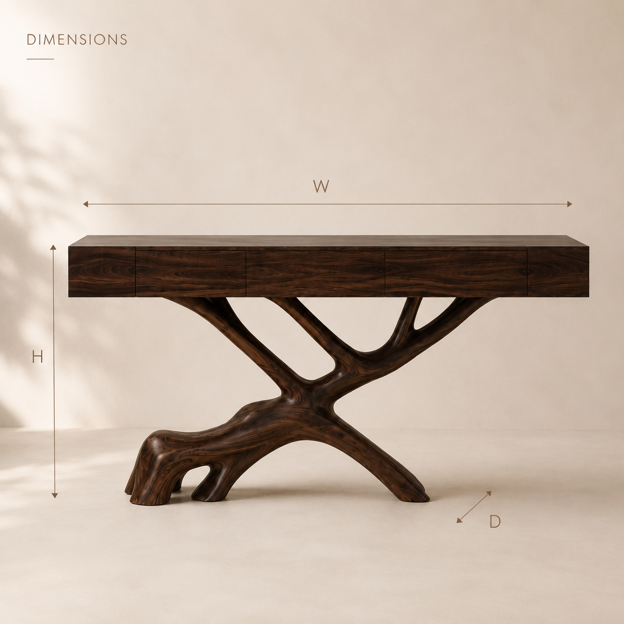 Aurelle Sculptural Console Table - Design 364 - product image 08