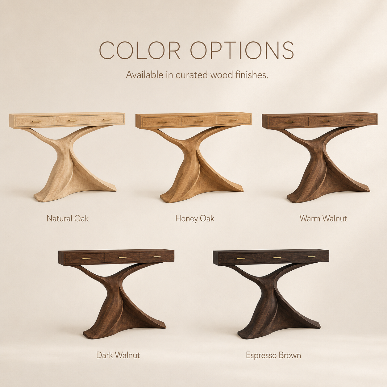 Aurelle Sculptural Console Table - Design 365 - product image 09