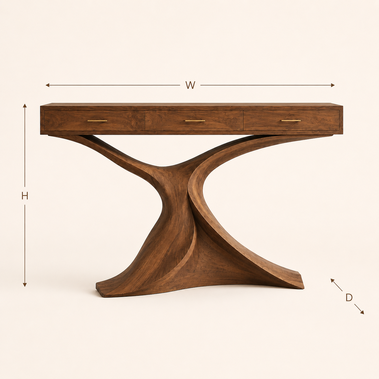 Aurelle Sculptural Console Table - Design 365 - product image 11