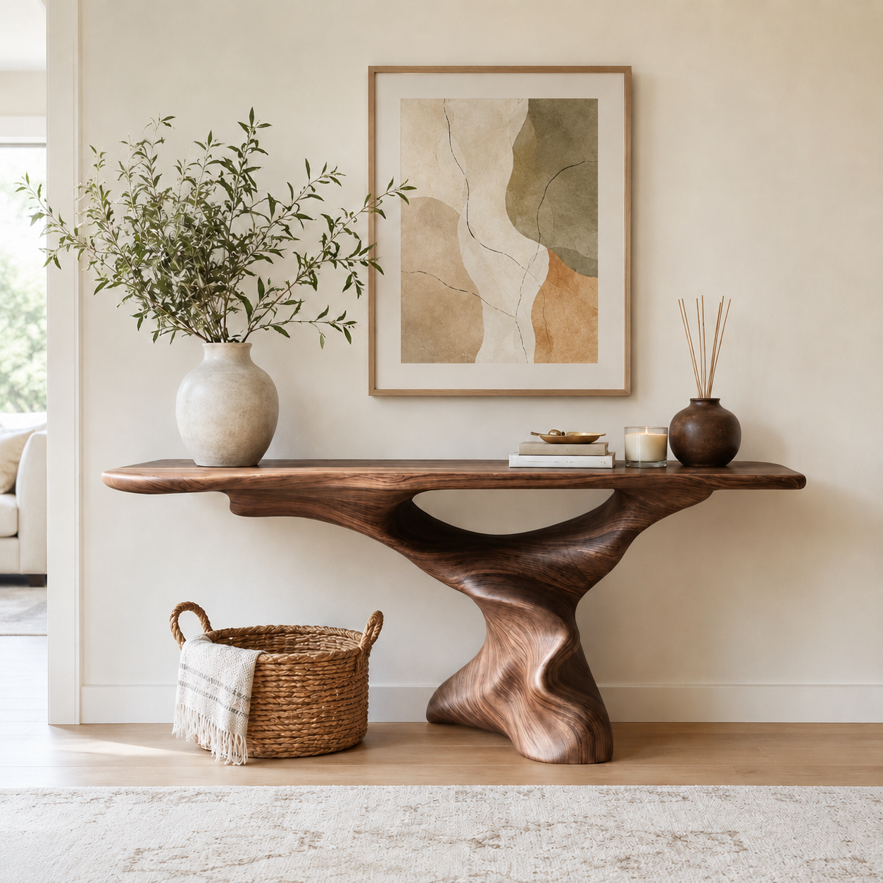 Caldera Organic Hall Console Table - Design 367 - main view
