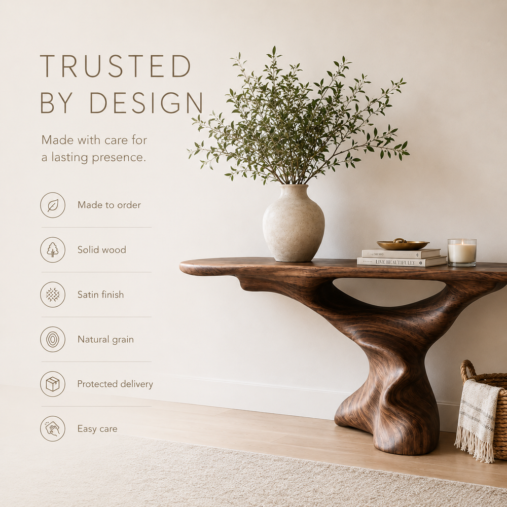 Caldera Organic Hall Console Table - Design 367 - product image 09
