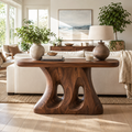 Soren Rounded Wood Console Table - Design 368 - main view