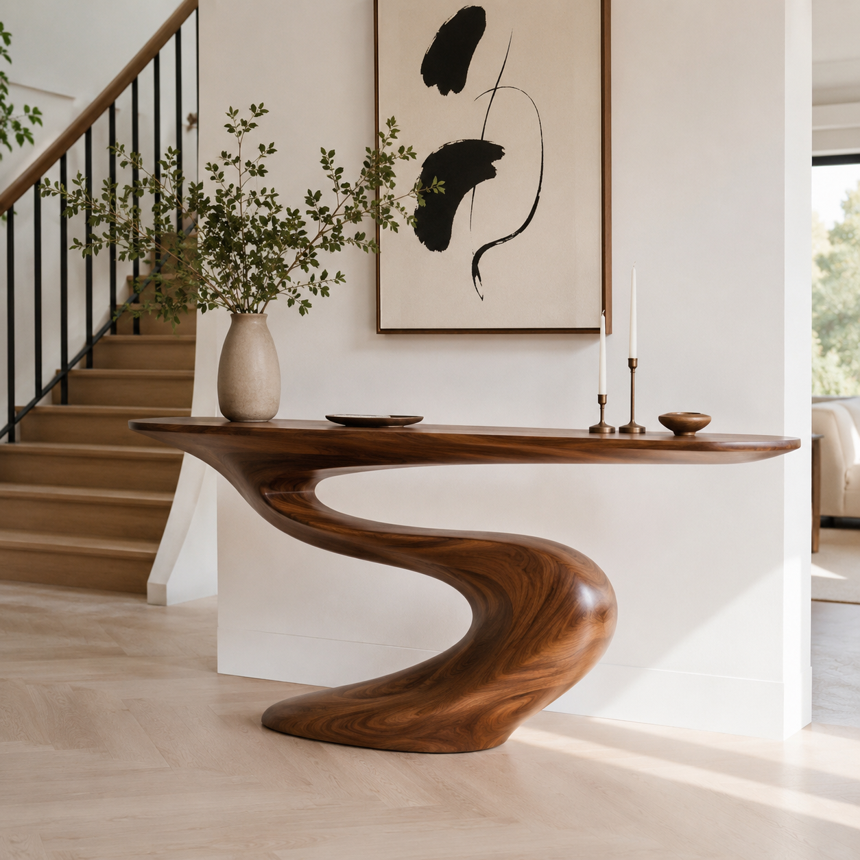 Nolan Arc Entry Console Table - Design 371 - main view
