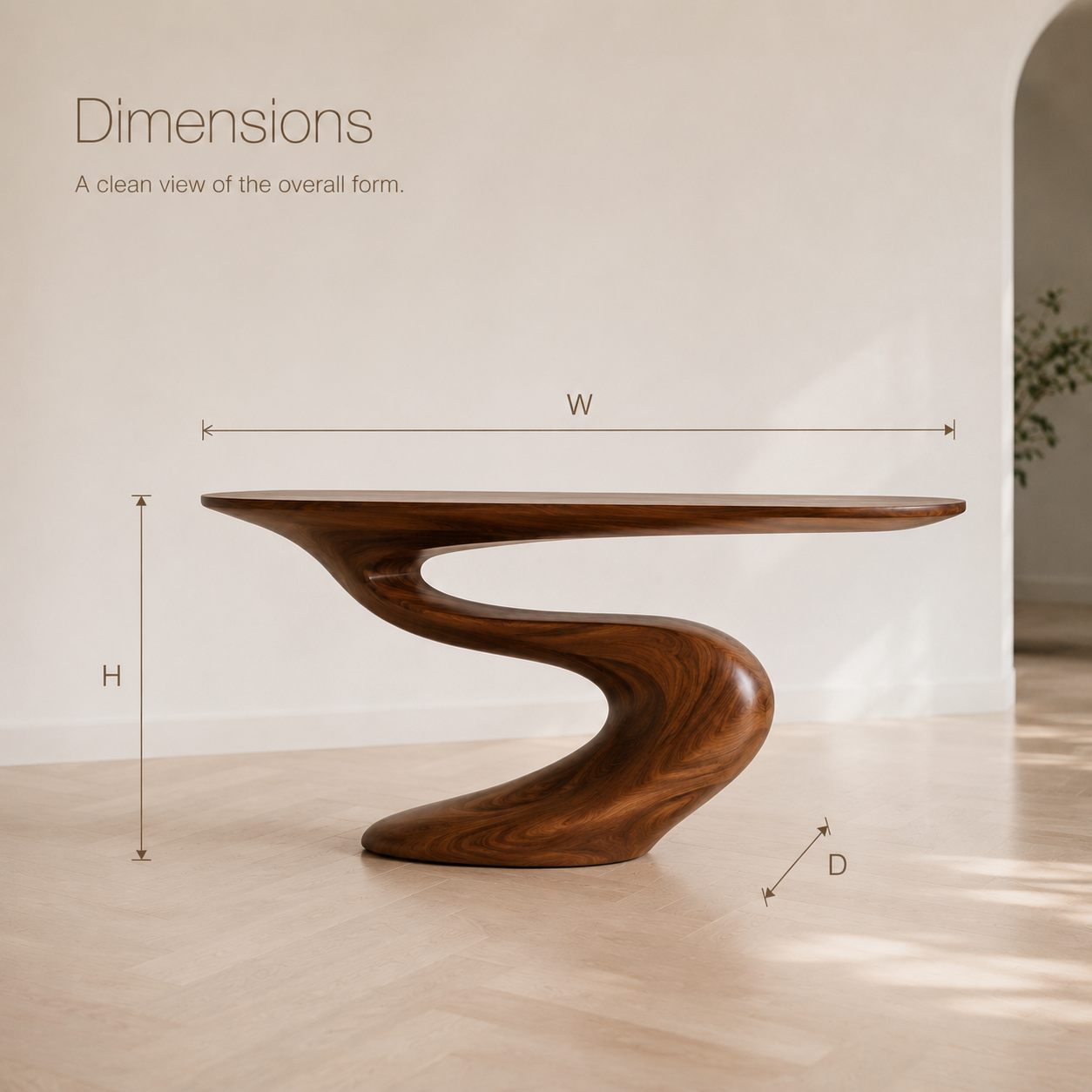 Nolan Arc Entry Console Table - Design 371 - product image 07
