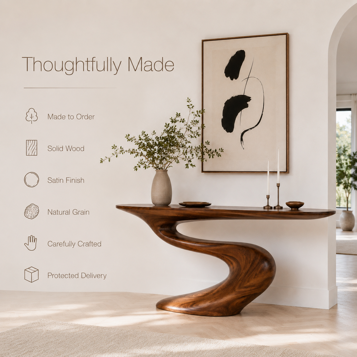 Nolan Arc Entry Console Table - Design 371 - product image 08