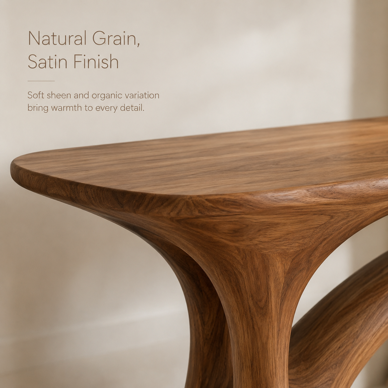 Liora Warm Walnut Console Table - Design 372 - product image 04