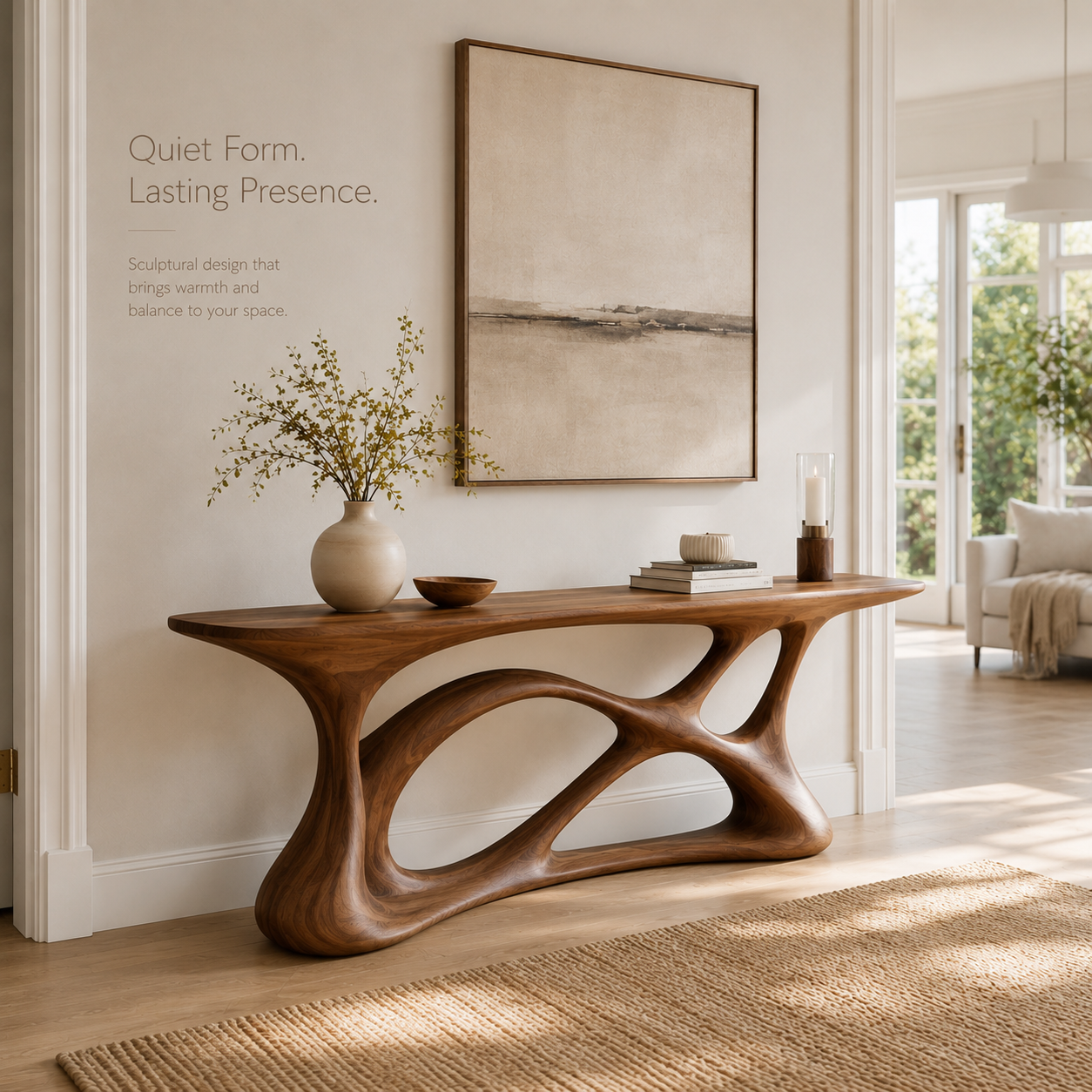 Liora Warm Walnut Console Table - Design 372 - product image 11