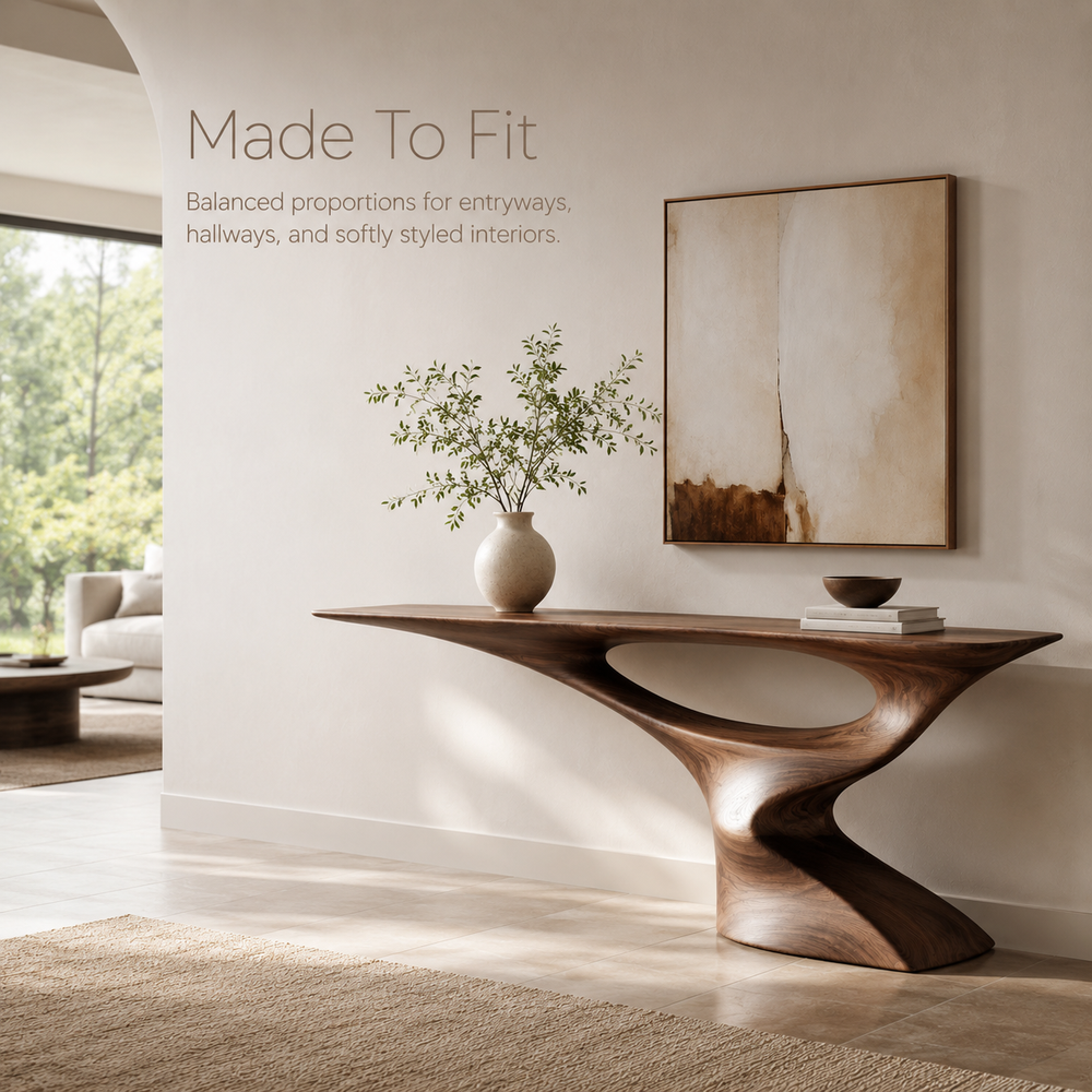 Brielle Sculpted Hall Console Table - Design 374 - product image 04
