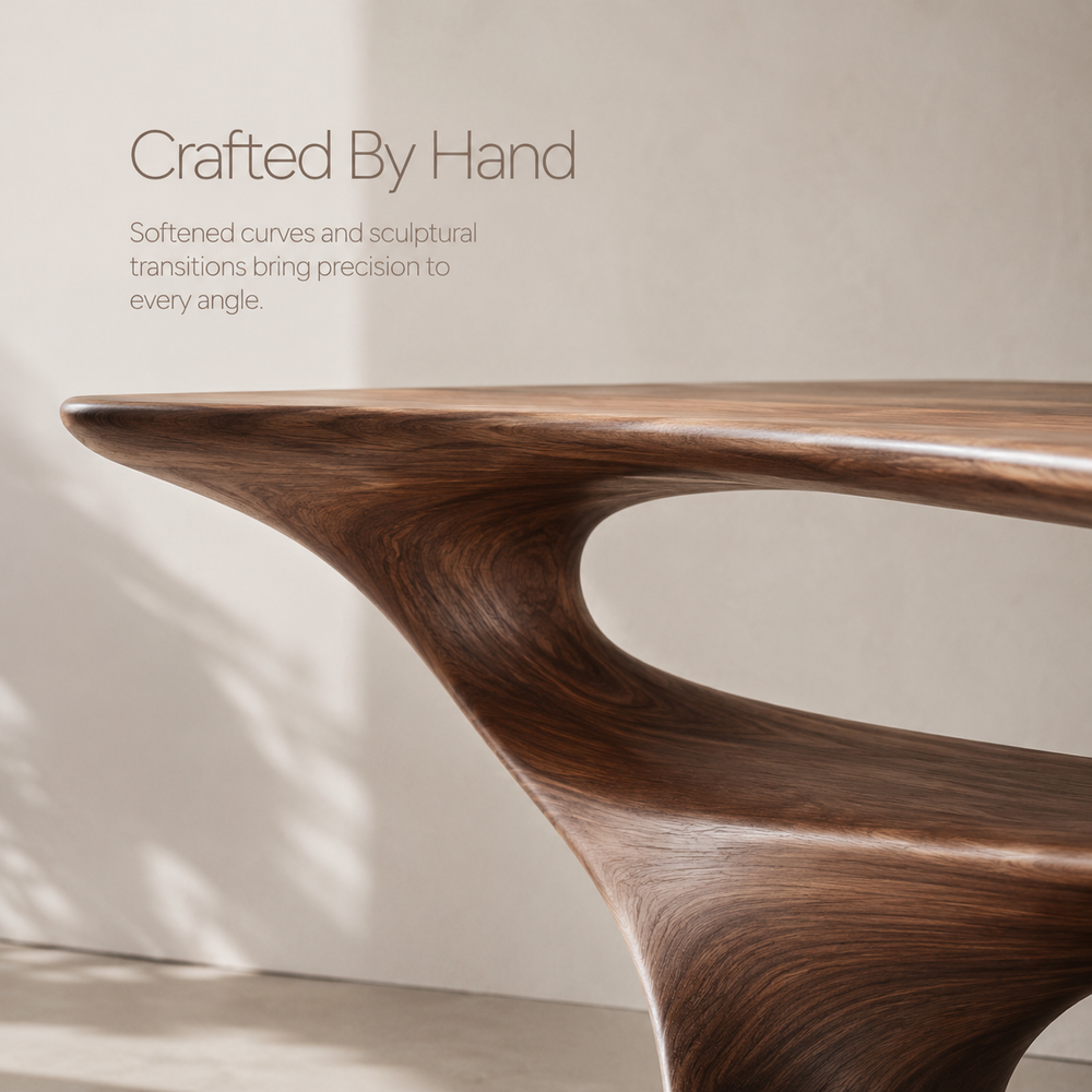 Brielle Sculpted Hall Console Table - Design 374 - product image 06
