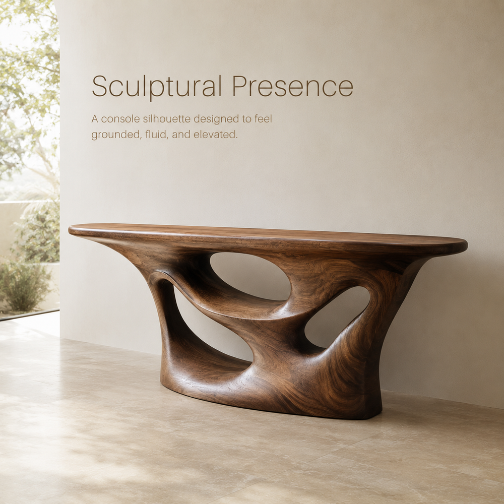 Orin Organic Modern Console Table - Design 375 - product image 03
