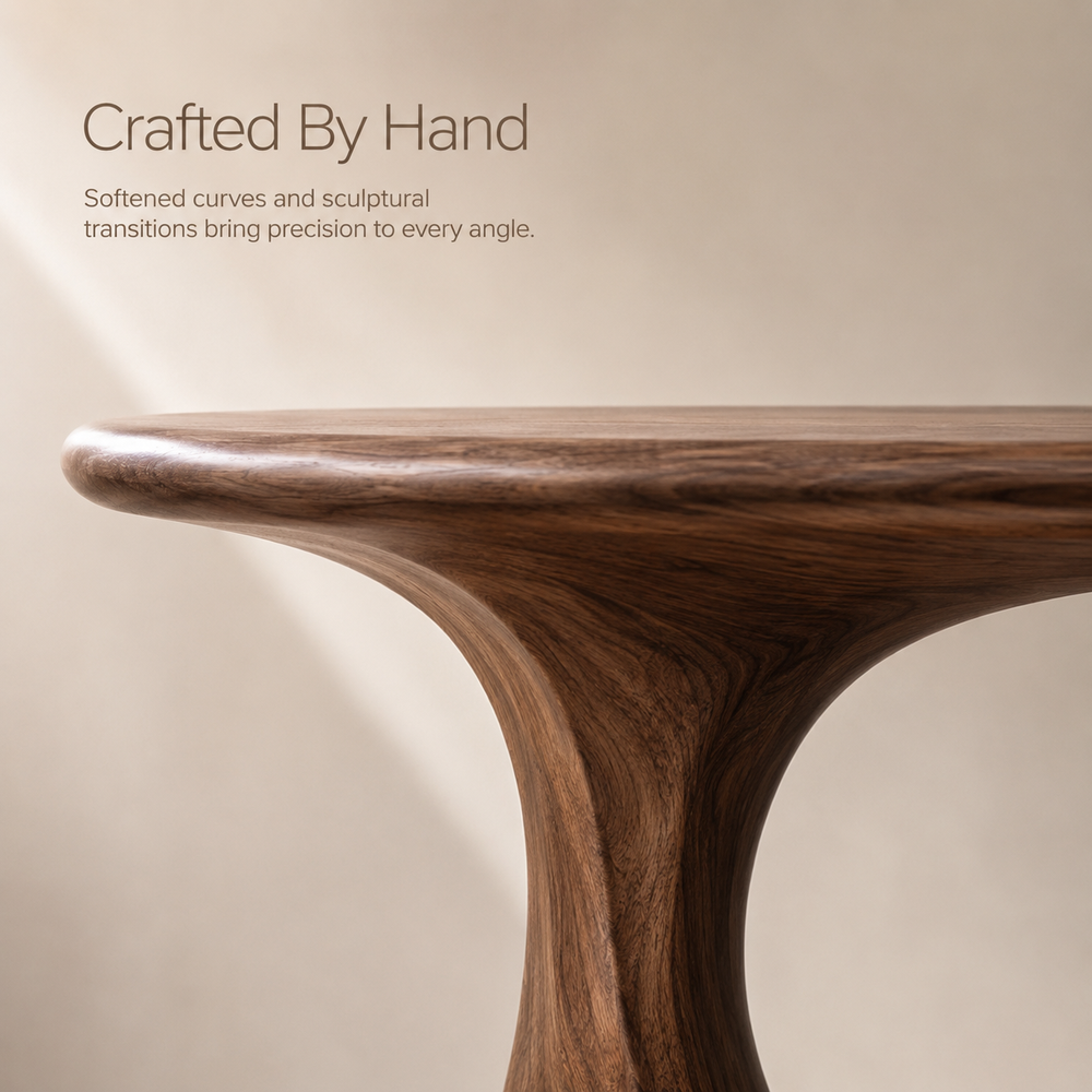 Selene Rounded Foyer Console Table - Design 376 - product image 06