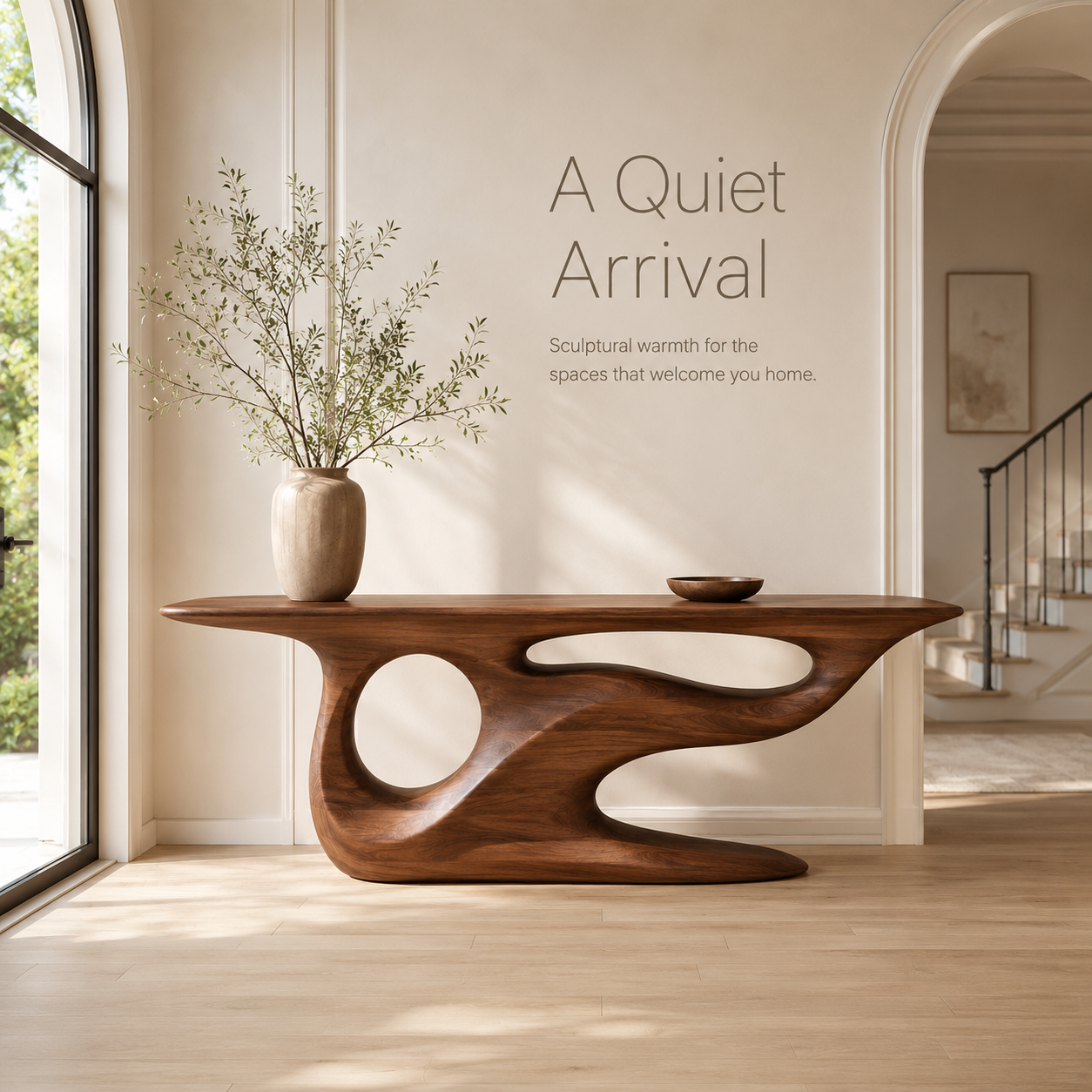 Mira Flow Wood Console Table - Design 378 - product image 02