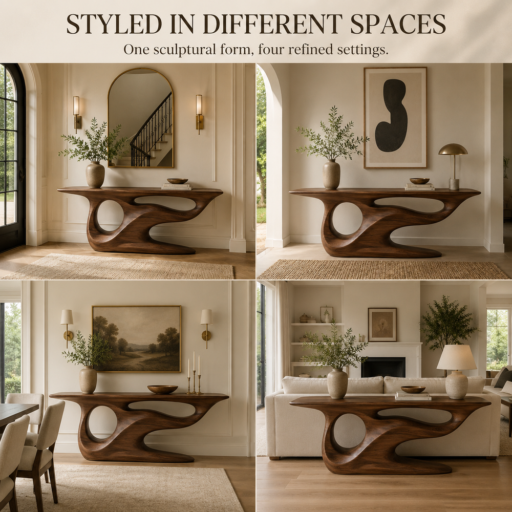 Mira Flow Wood Console Table - Design 378 - product image 09