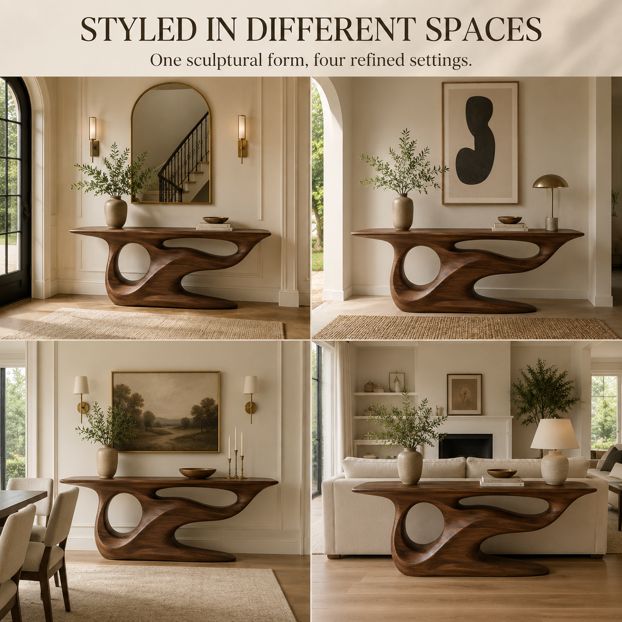 Mira Flow Wood Console Table - Design 378 - product image 09