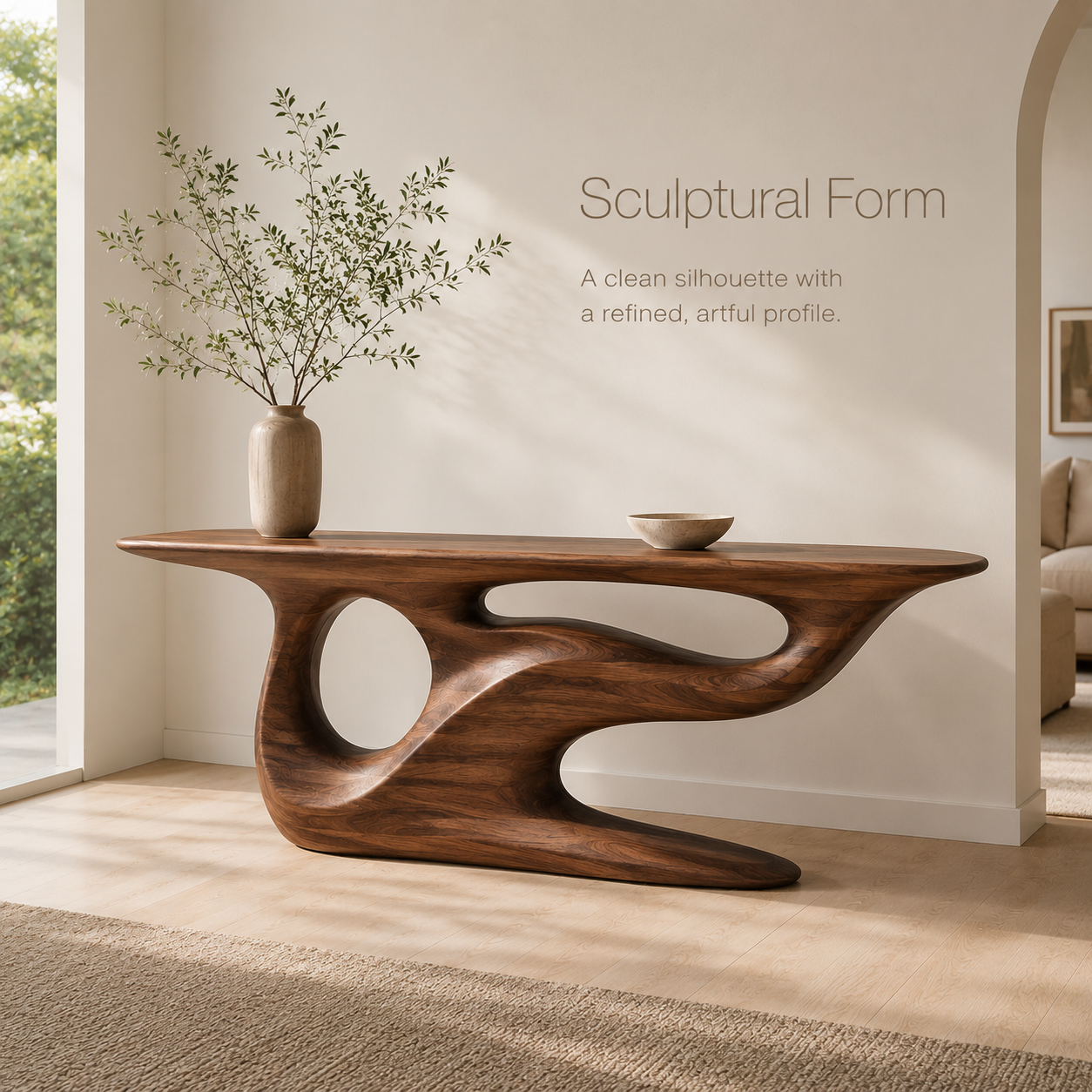 Mira Flow Wood Console Table - Design 378 - product image 11