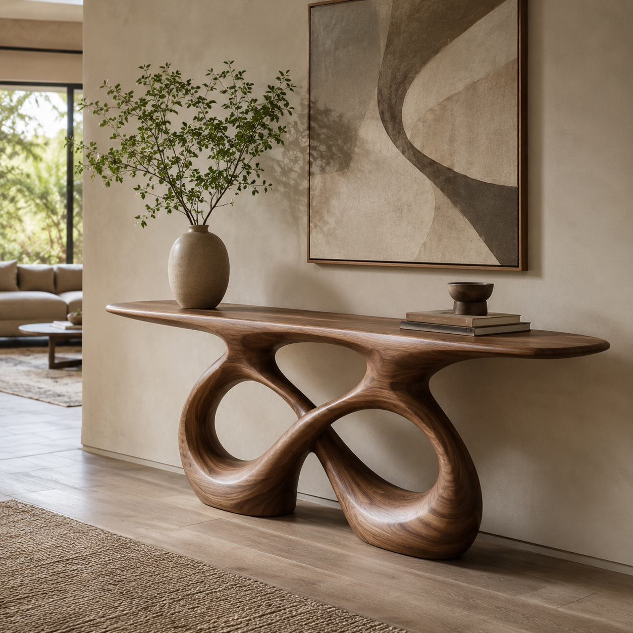 Talia Soft Edge Console Table - Design 379 - main view