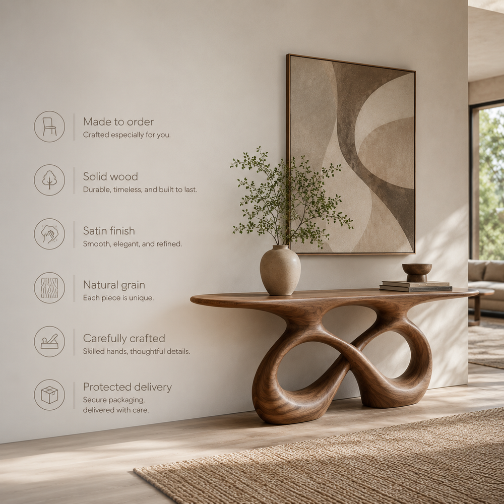 Talia Soft Edge Console Table - Design 379 - product image 09