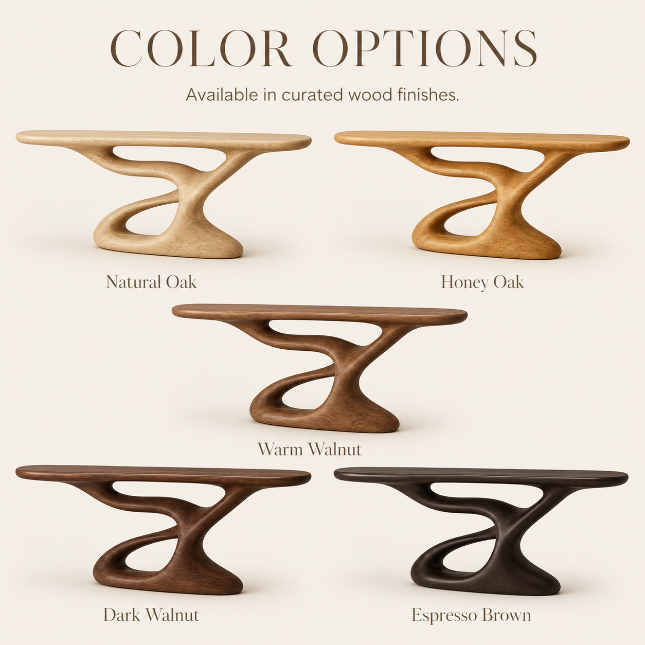 Vale Sculptural Entry Console Table - Design 380 - product image 11