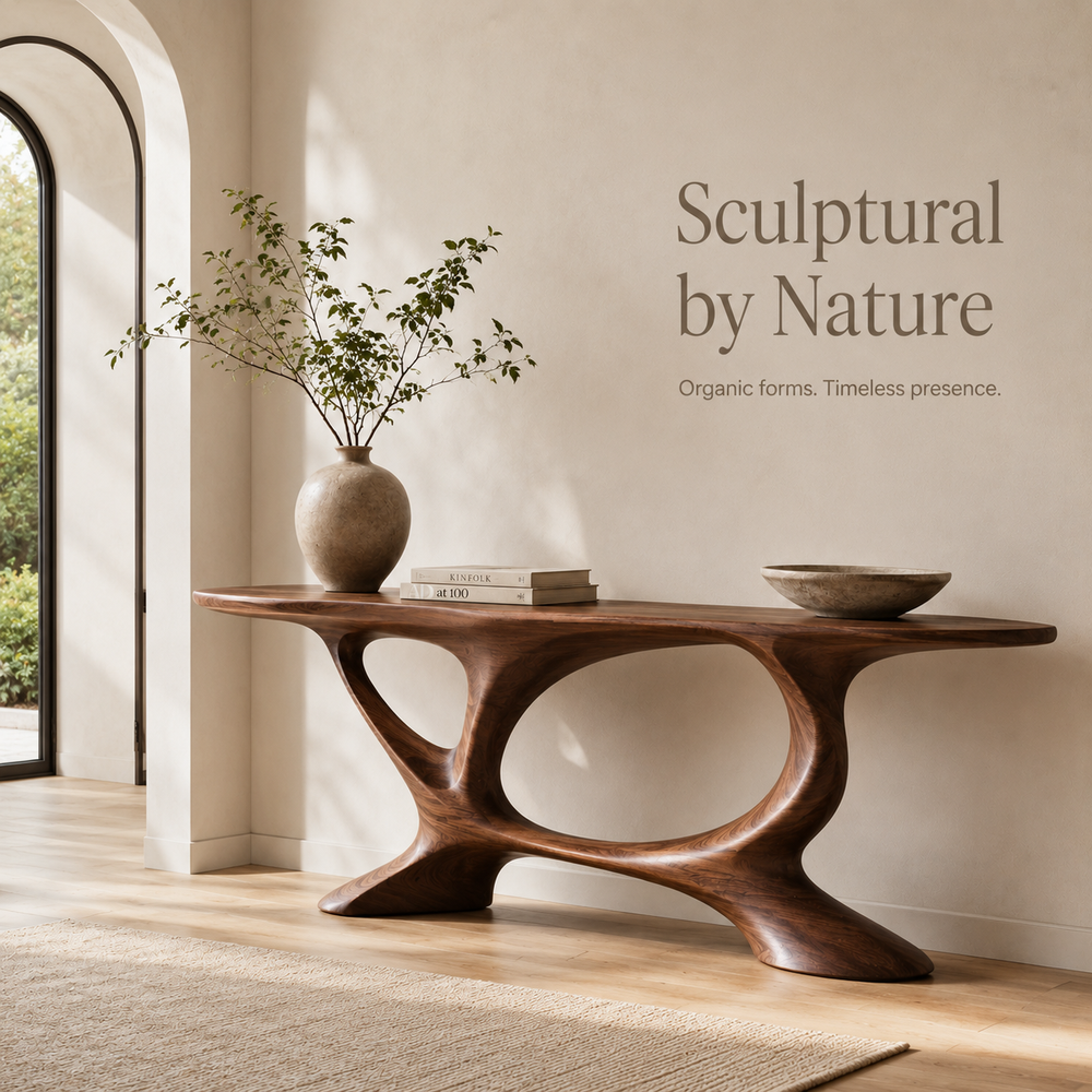 Celine Warm Modern Console Table - Design 382 - product image 02