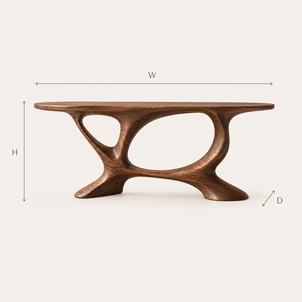 Celine Warm Modern Console Table - Design 382 - product image 07