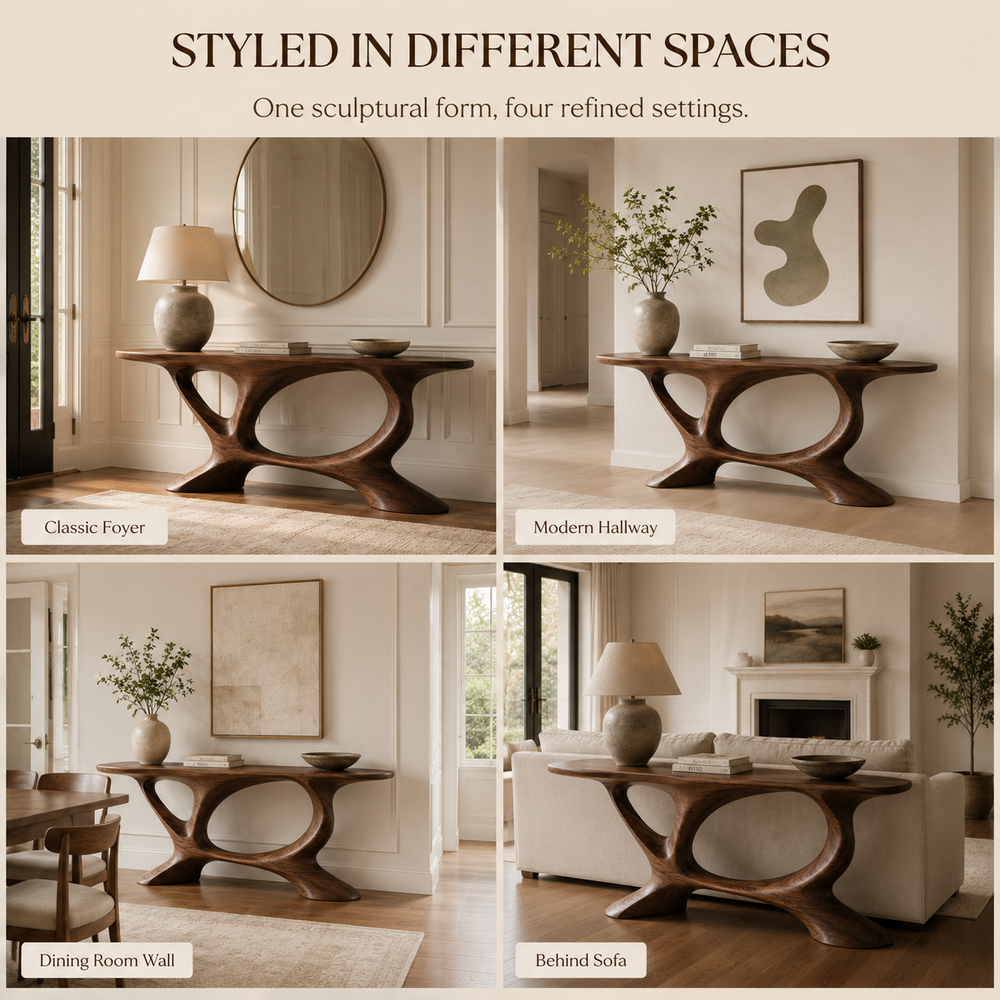 Celine Warm Modern Console Table - Design 382 - product image 09