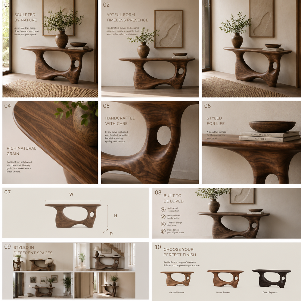 Eira Statement Console Table - Design 384 - product image 02