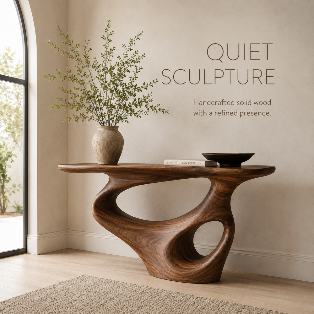 Aurelle Sculptural Console Table - Design 385 - product image 02