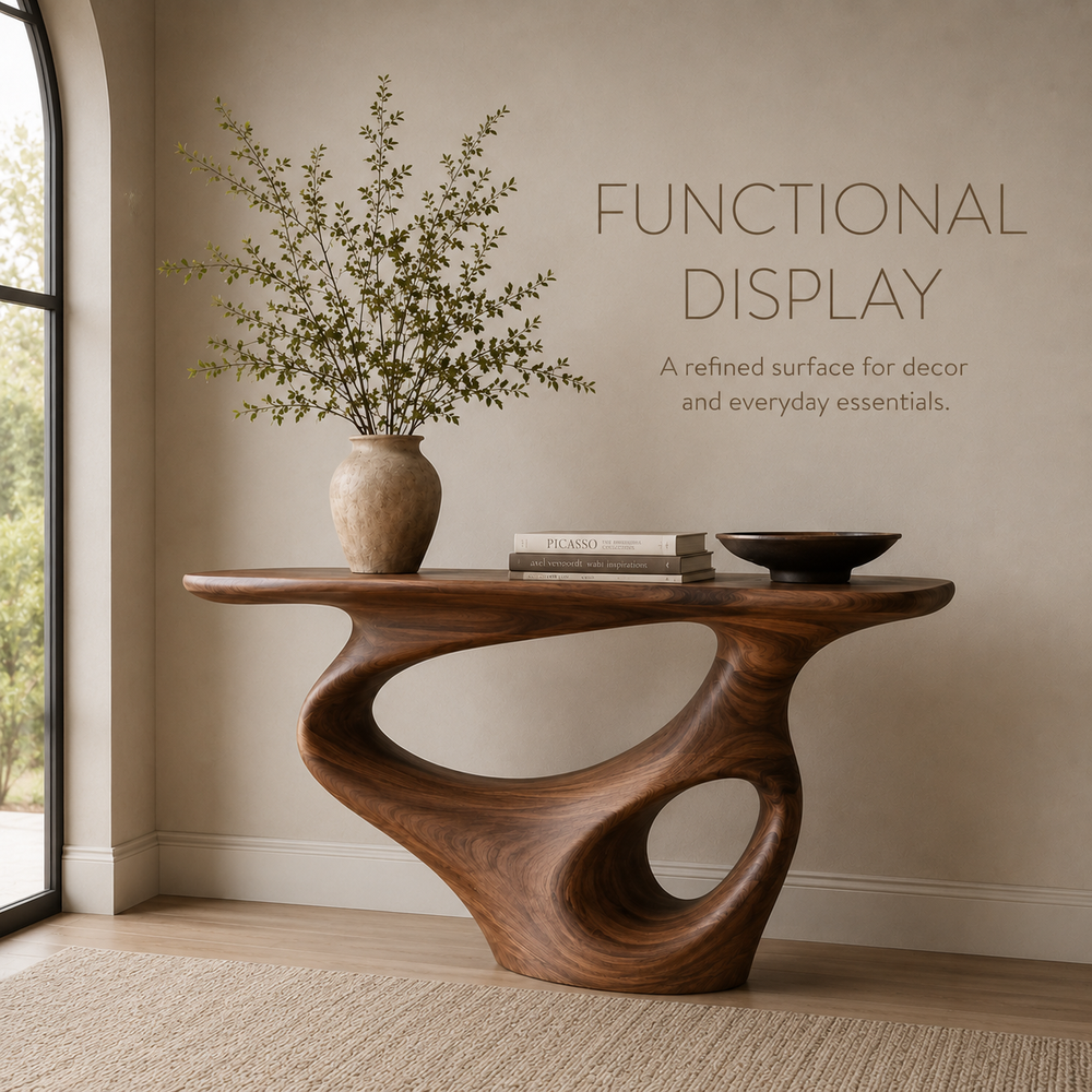Aurelle Sculptural Console Table - Design 385 - product image 07