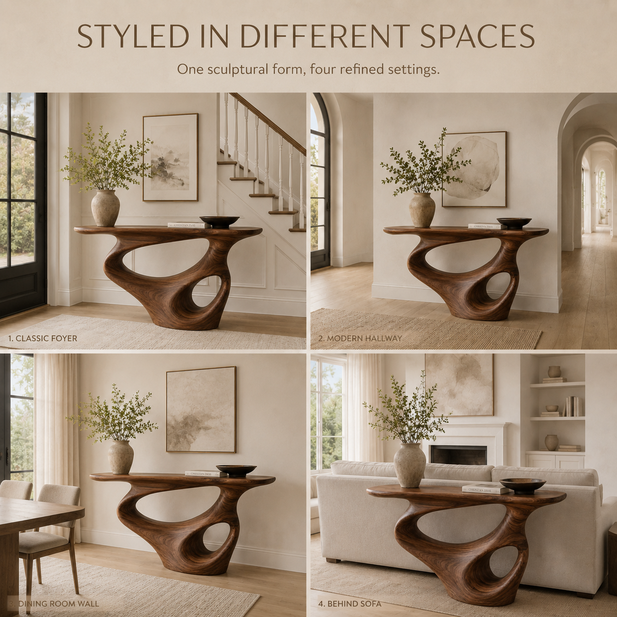 Aurelle Sculptural Console Table - Design 385 - product image 10