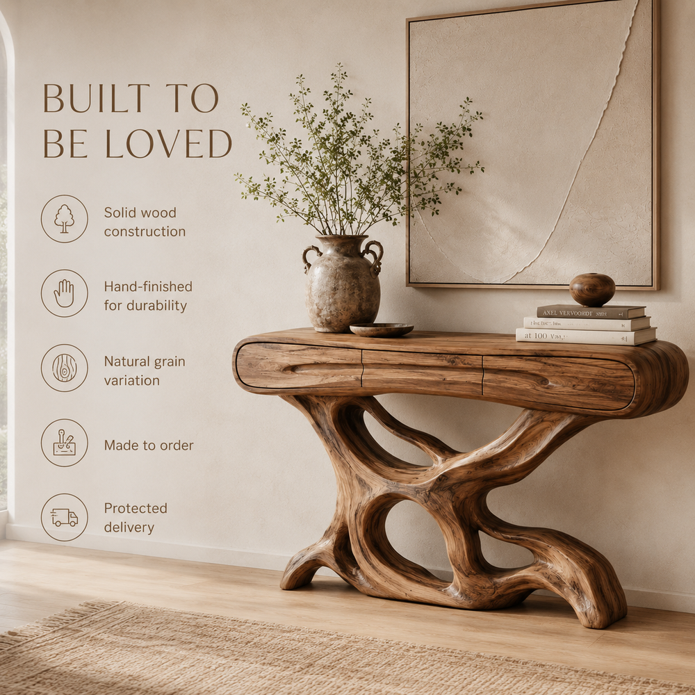 Caldera Organic Hall Console Table - Design 387 - product image 09