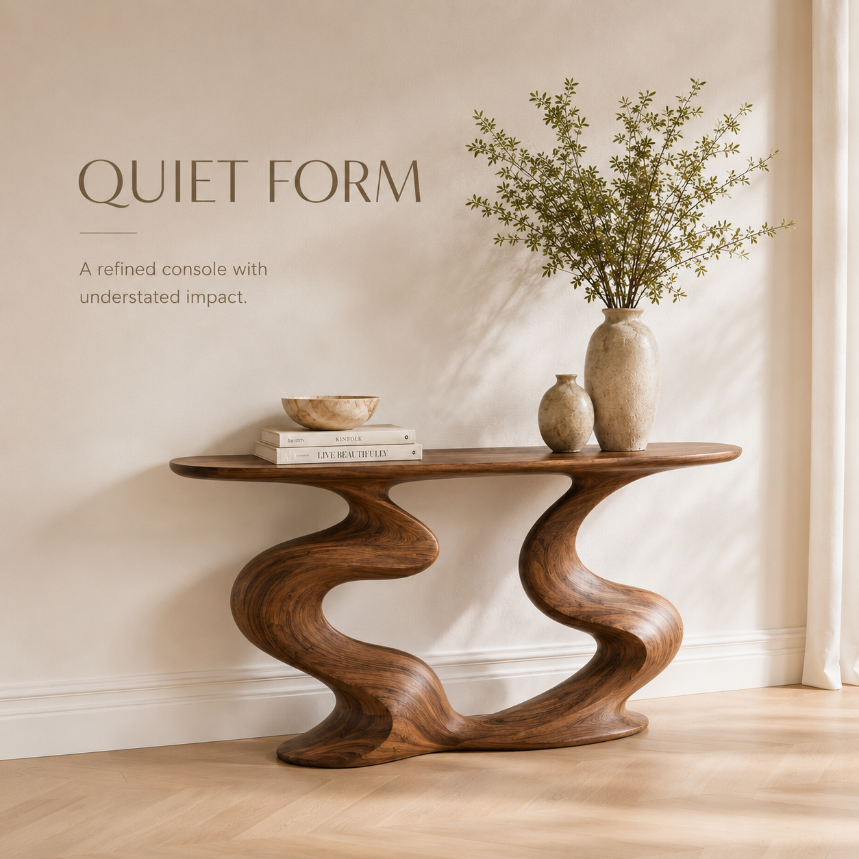 Veyra Soft Curve Console Table - Design 390 - product image 03