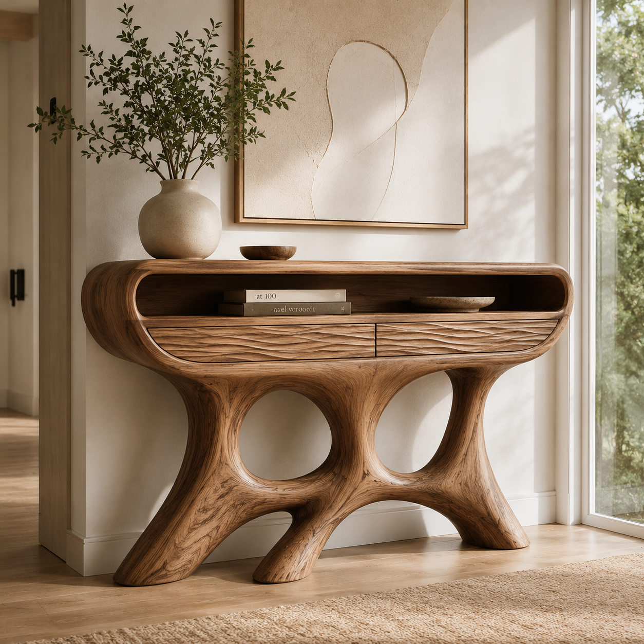 Nolan Arc Entry Console Table - Design 391 - main view