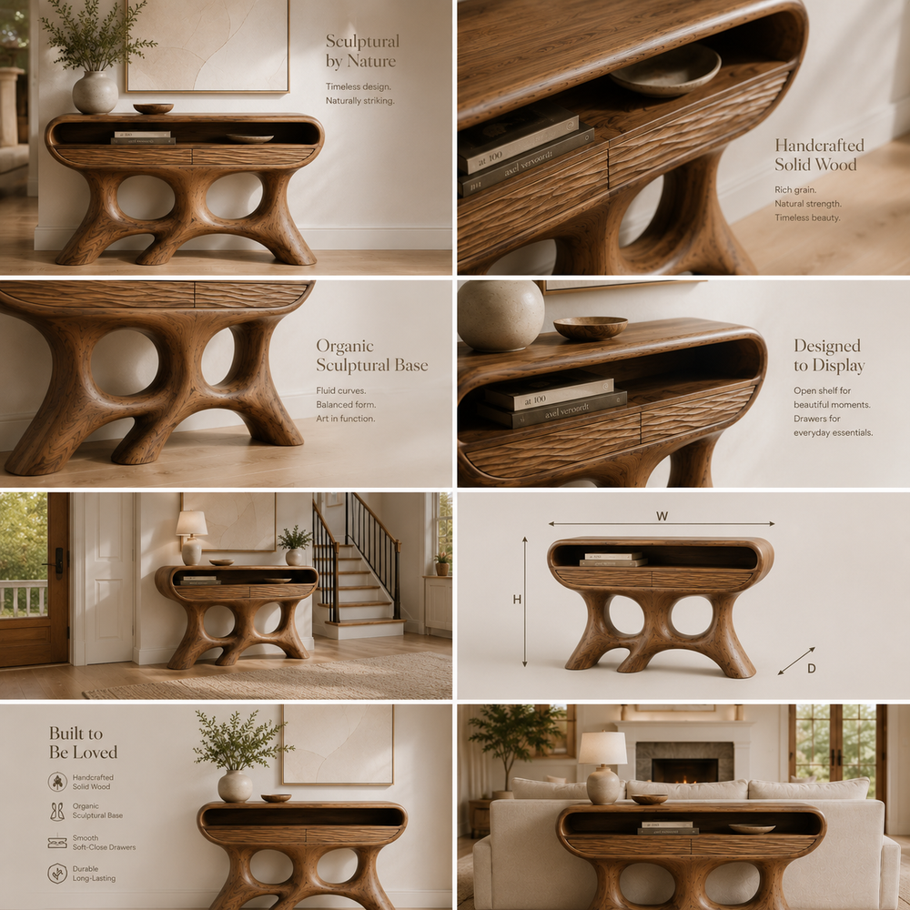 Nolan Arc Entry Console Table - Design 391 - product image 02
