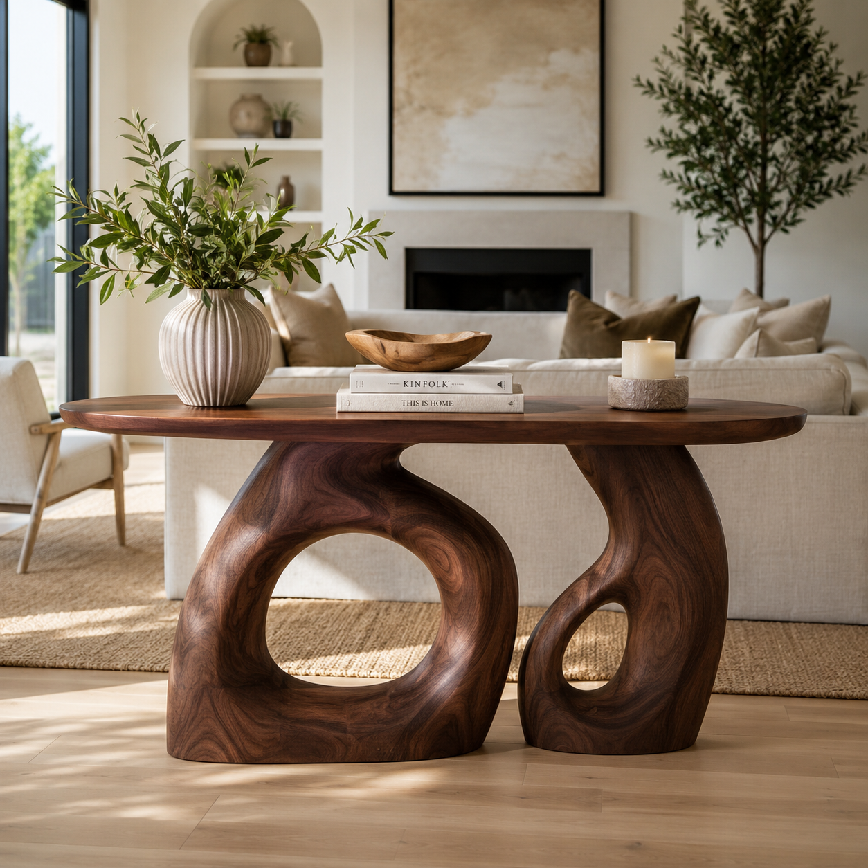 Rowan Hollow Form Console Table - Design 393 - main view