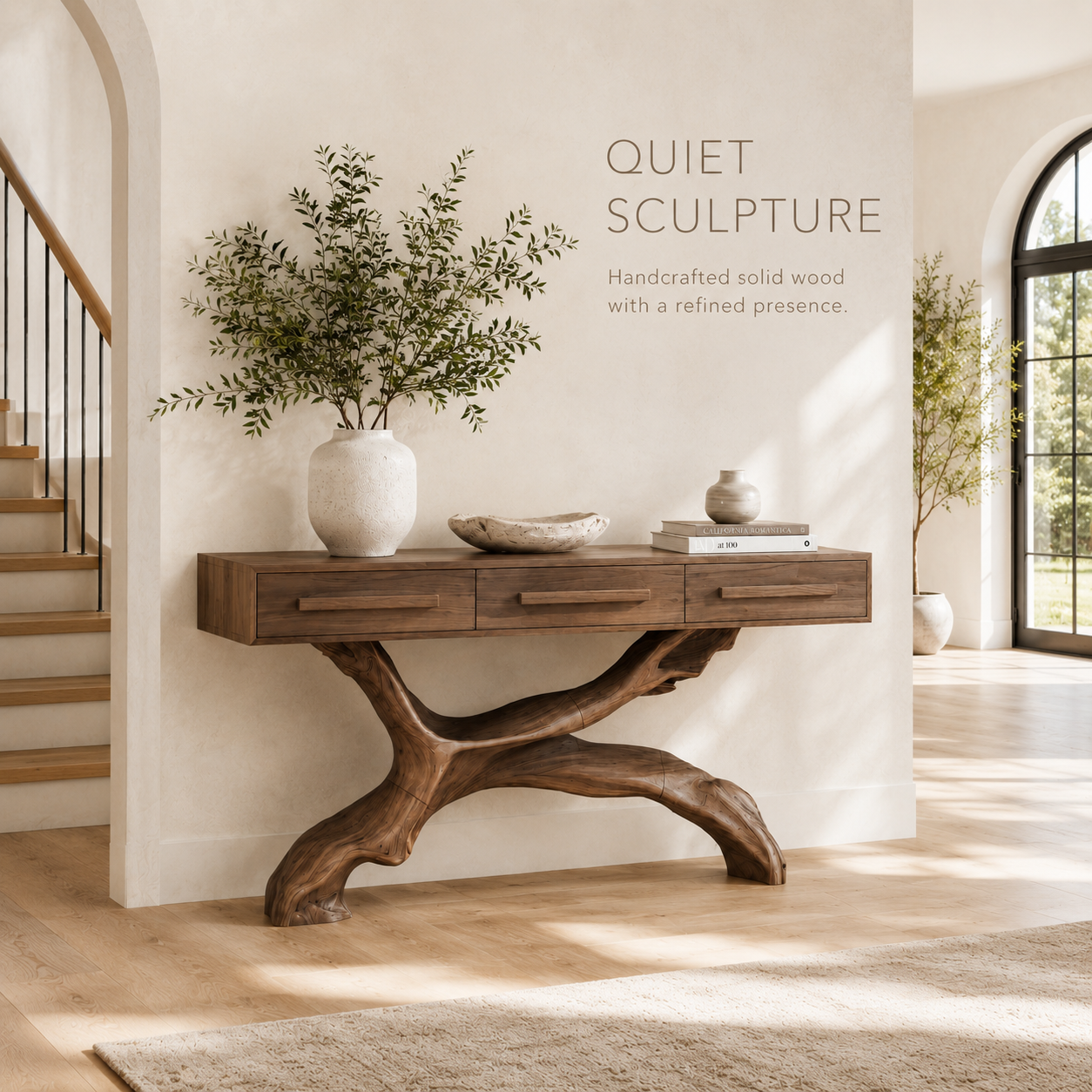 Orin Organic Modern Console Table - Design 395 - product image 02