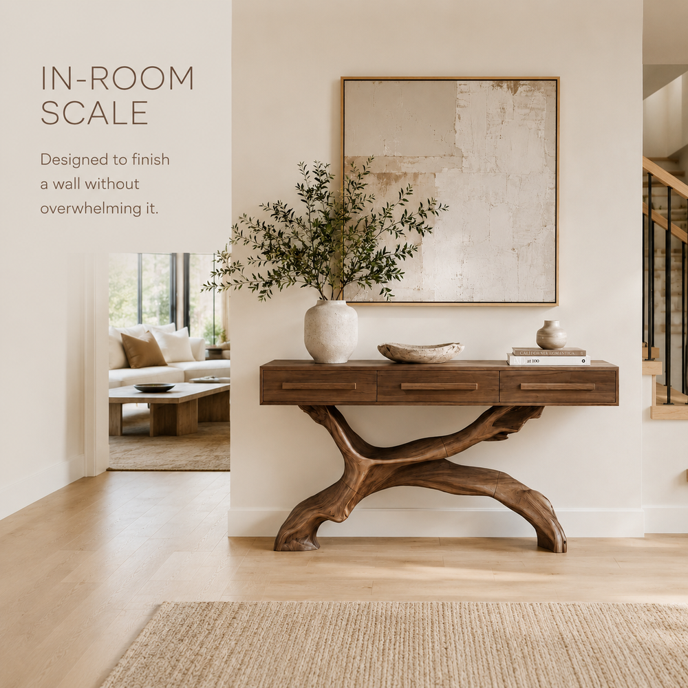Orin Organic Modern Console Table - Design 395 - product image 04