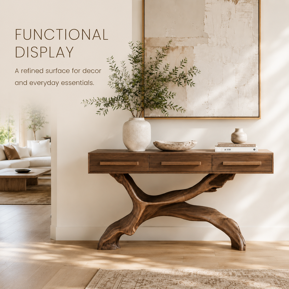 Orin Organic Modern Console Table - Design 395 - product image 07