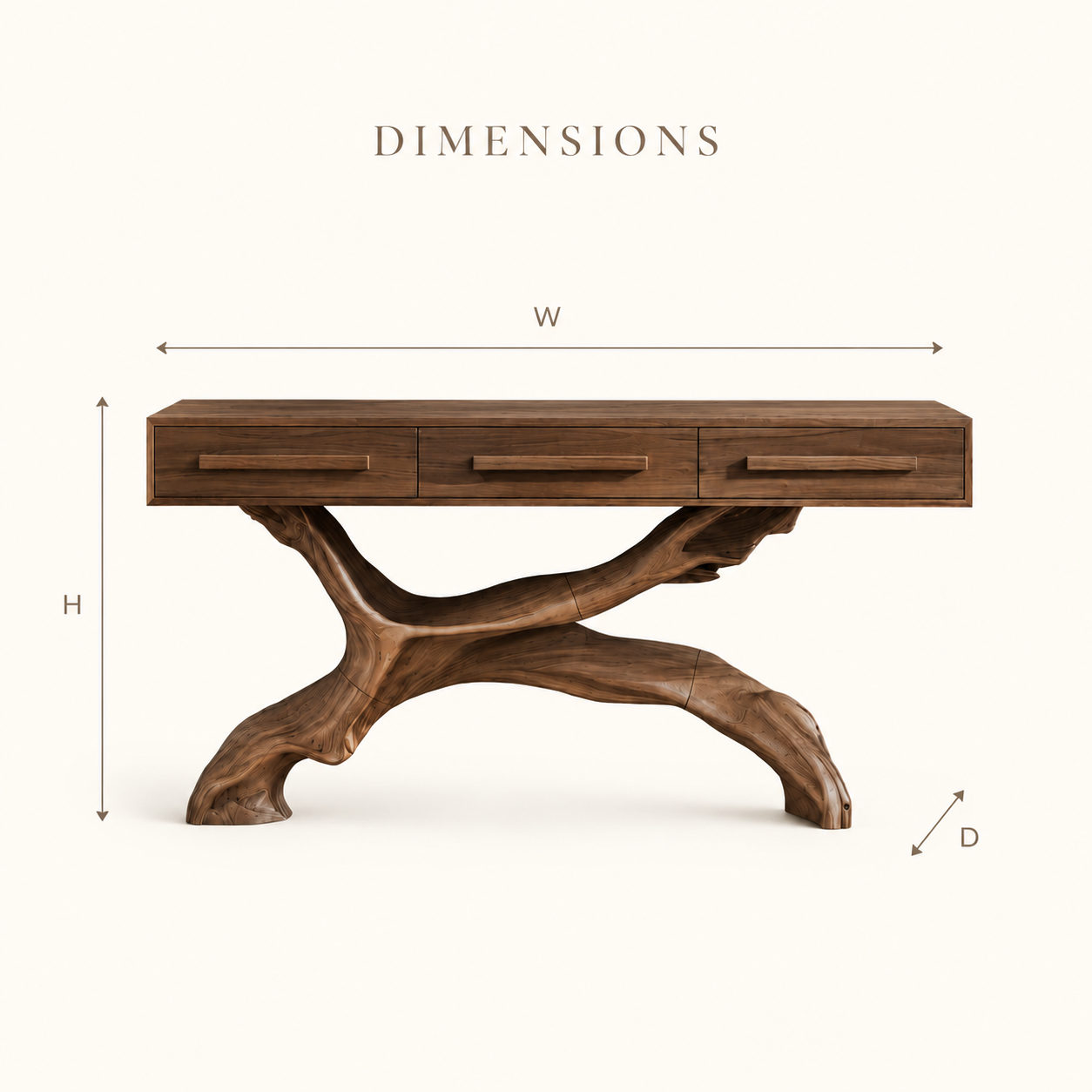 Orin Organic Modern Console Table - Design 395 - product image 08