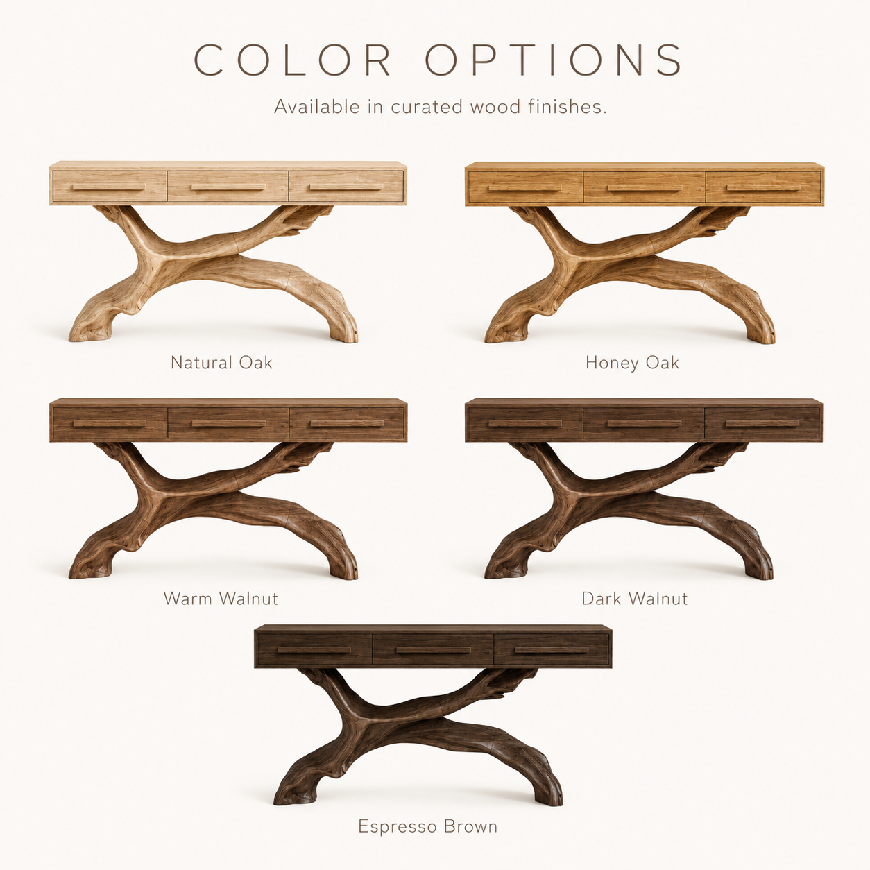Orin Organic Modern Console Table - Design 395 - product image 11