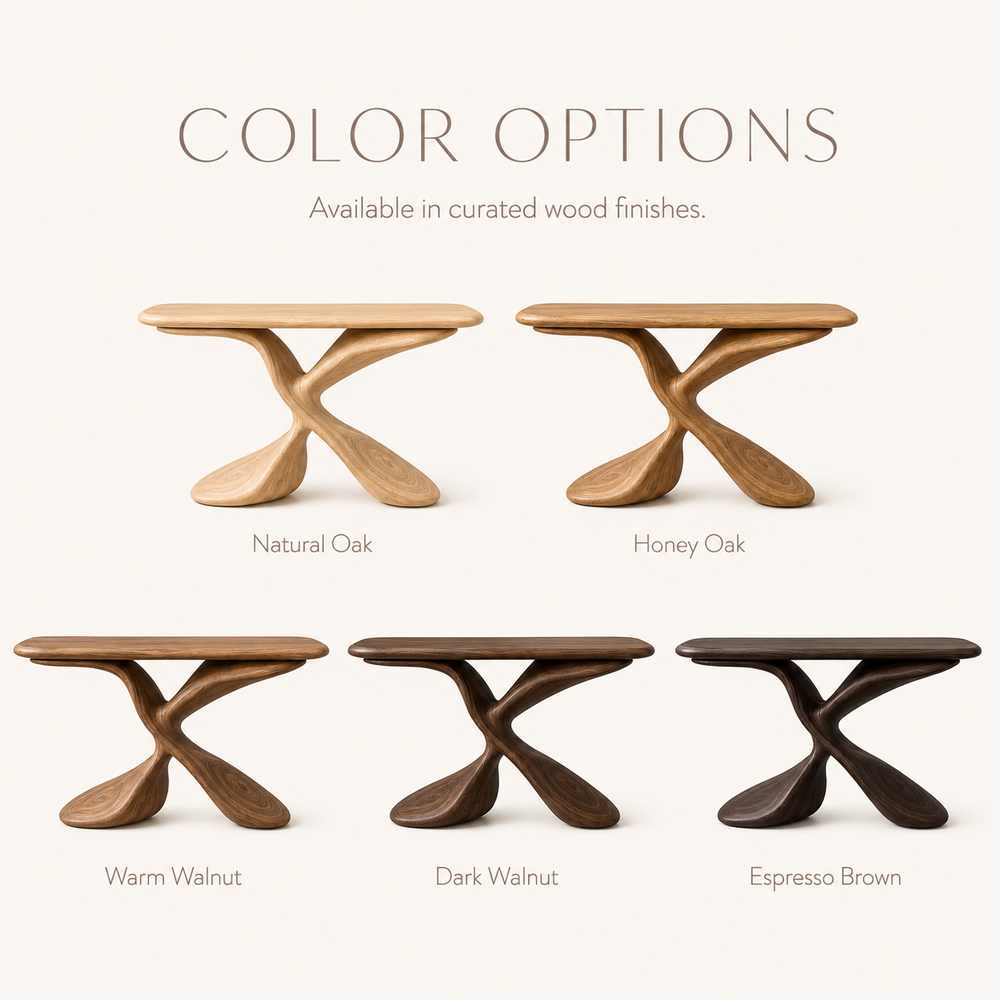 Selene Rounded Foyer Console Table - Design 396 - product image 11