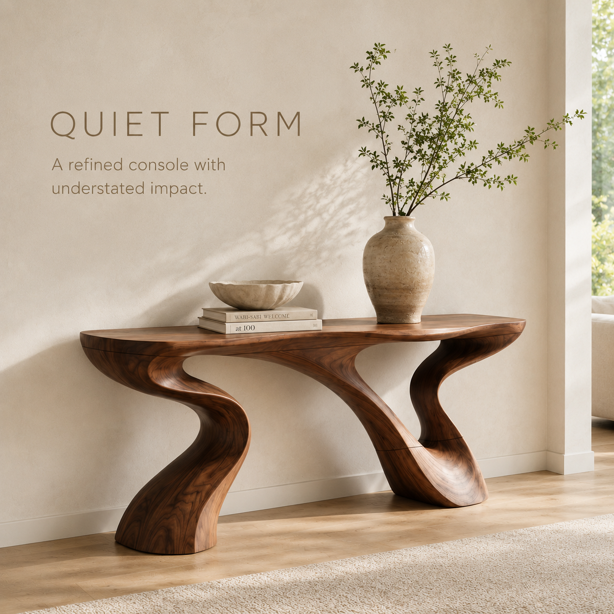 Mira Flow Wood Console Table - Design 398 - product image 03