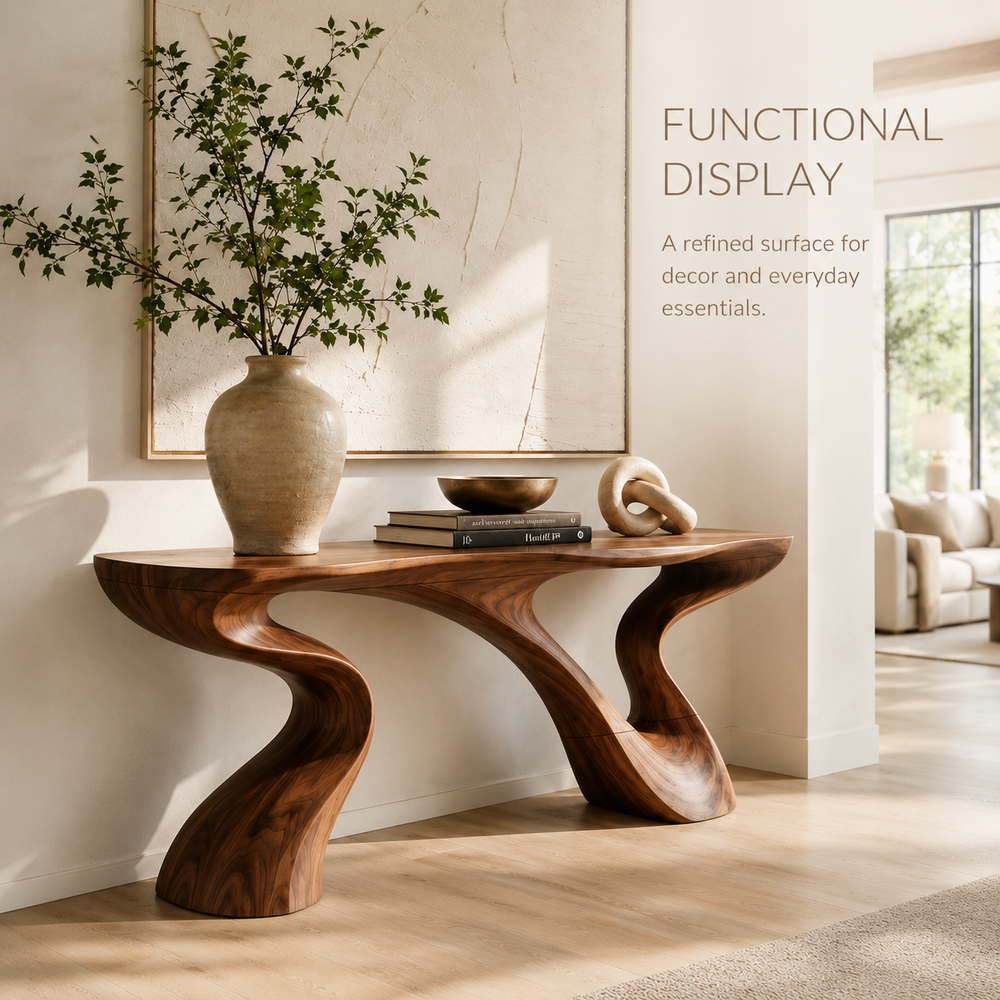 Mira Flow Wood Console Table - Design 398 - product image 07