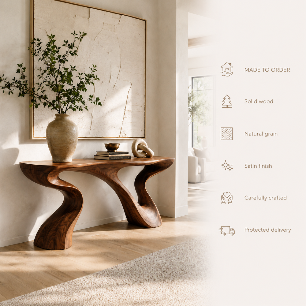 Mira Flow Wood Console Table - Design 398 - product image 09