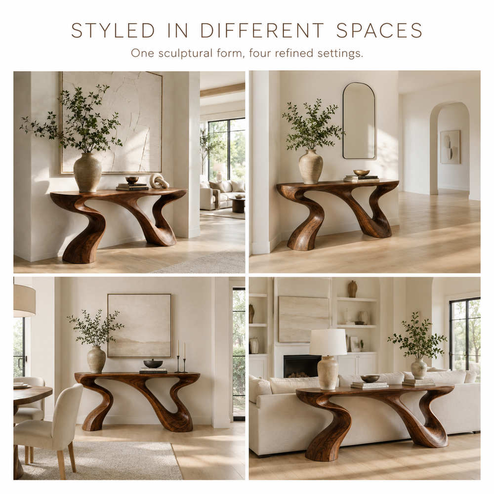 Mira Flow Wood Console Table - Design 398 - product image 10