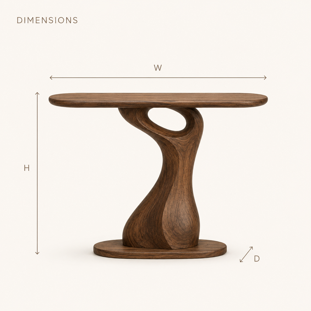 Talia Soft Edge Console Table - Design 399 - product image 08