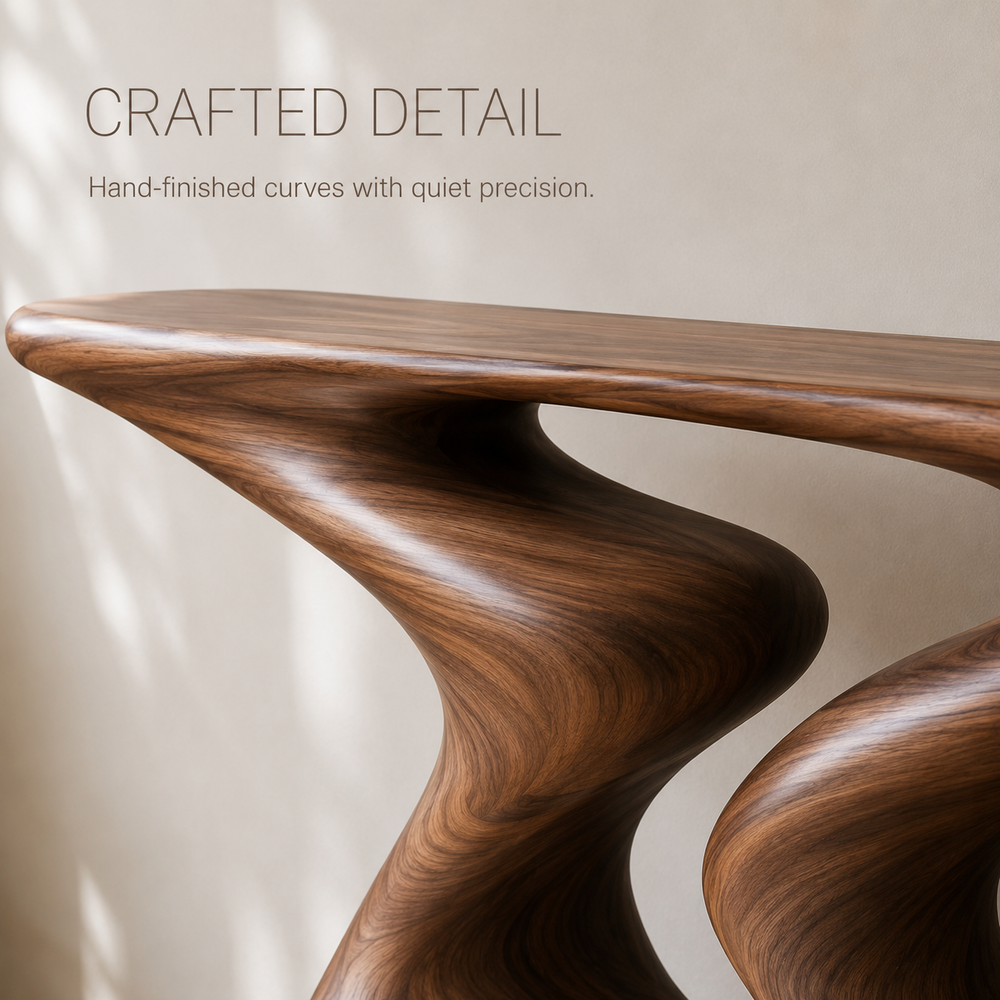 Vale Sculptural Entry Console Table - Design 400 - product image 06