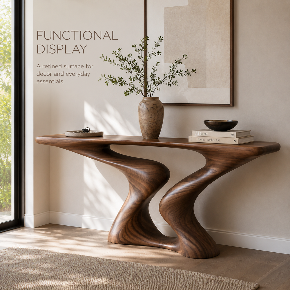Vale Sculptural Entry Console Table - Design 400 - product image 07