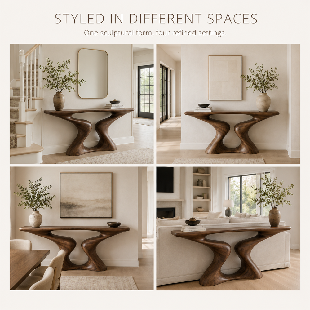 Vale Sculptural Entry Console Table - Design 400 - product image 10