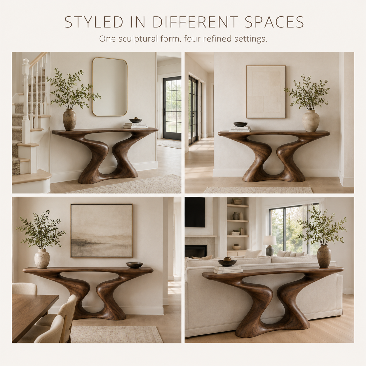 Vale Sculptural Entry Console Table - Design 400 - product image 10