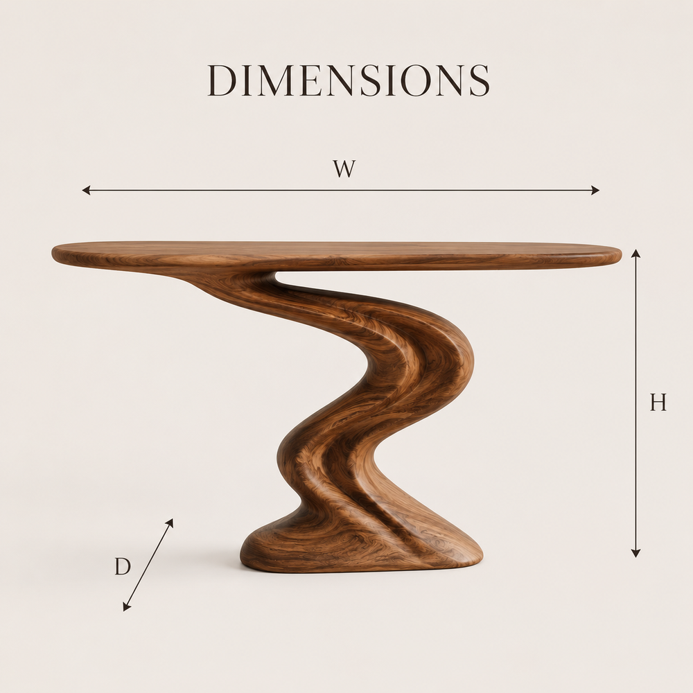 Celine Warm Modern Console Table - Design 402 - product image 09